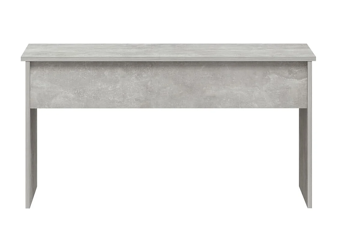 Table basse Gris béton 102x50,5x52,5 cm Bois d'ingénierie