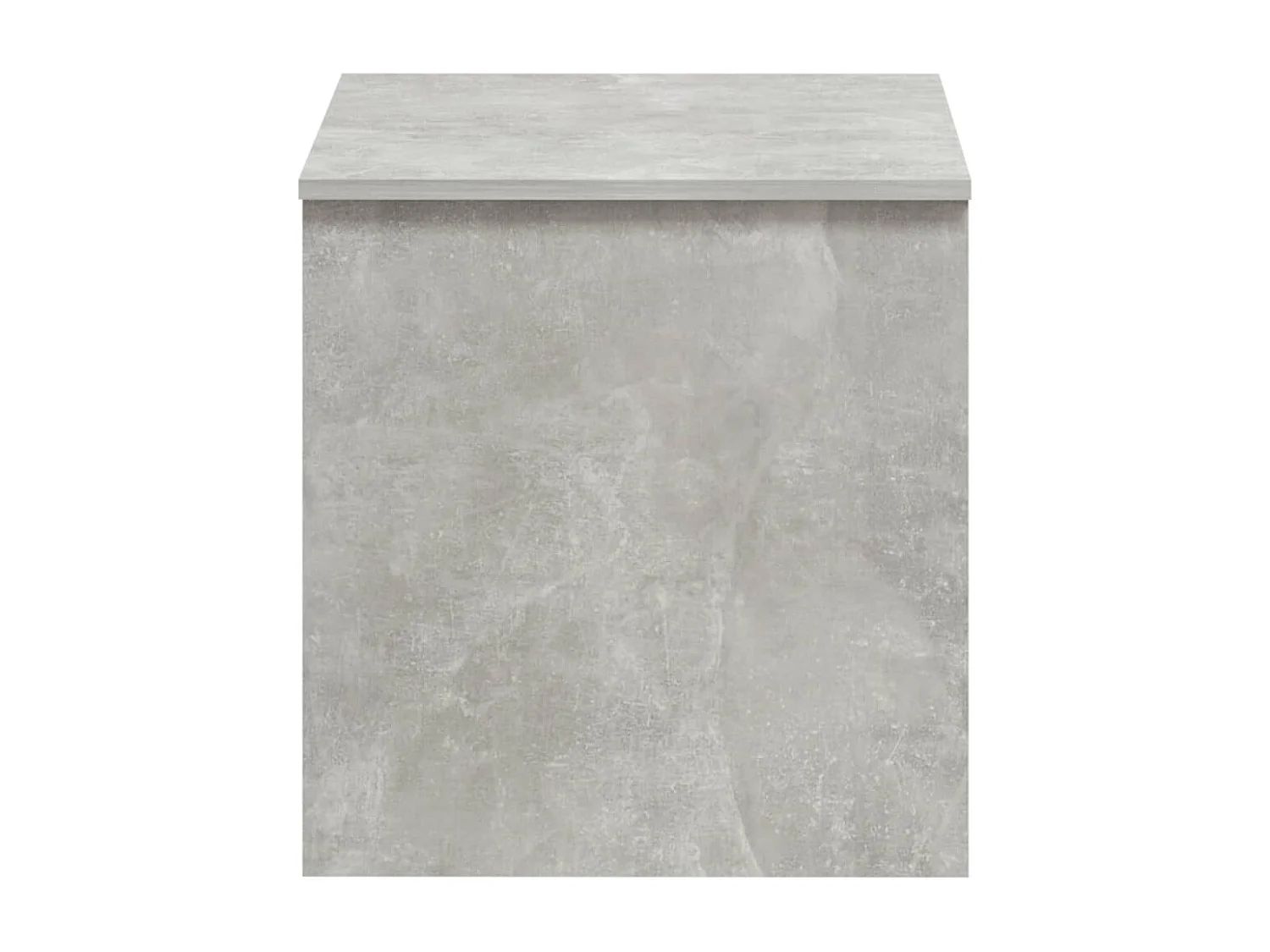 Table basse Gris béton 102x50,5x52,5 cm Bois d'ingénierie