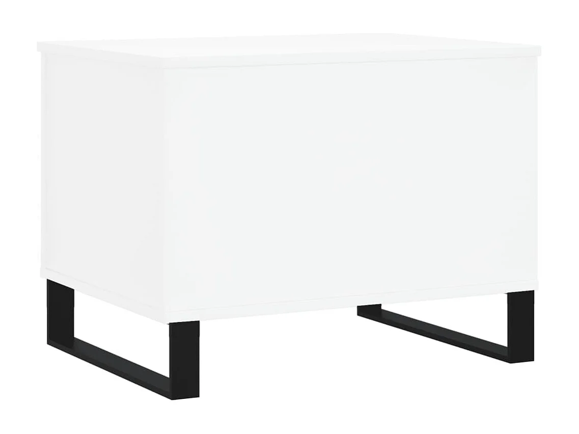 Salontafel 60x44,5x45 cm bewerkt hout wit