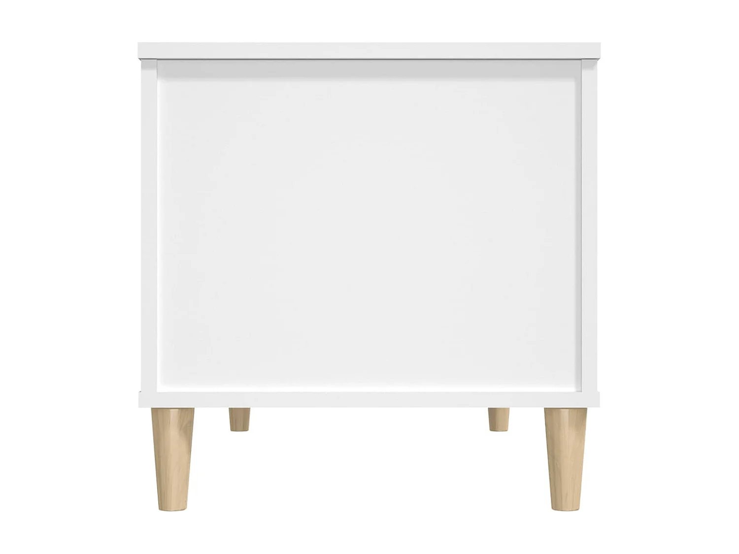 Mesa de centro madera contrachapada blanco 90x44,5x45 cm