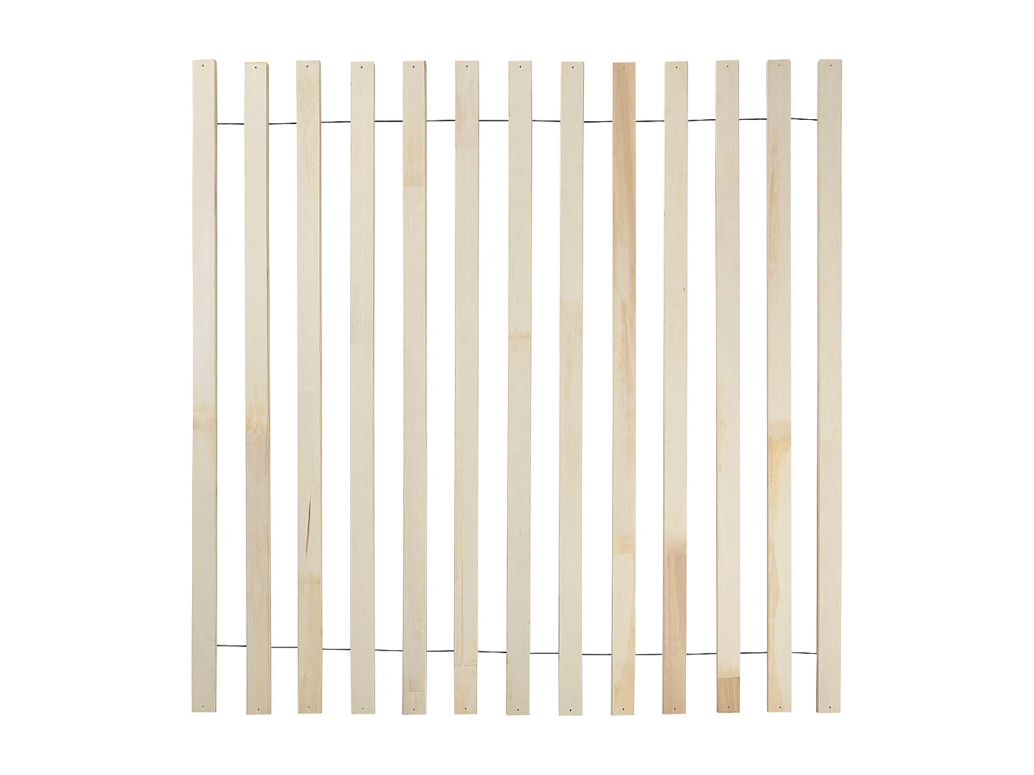 Lit avec sommier Rotin VARZY 180 x 200 cm Marron