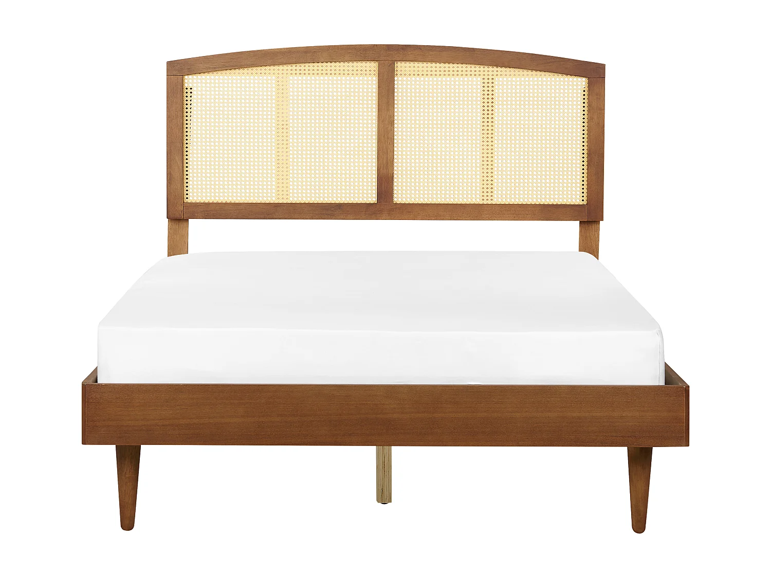 Bed Rotan VARZY 140 x 200 cm Bruin