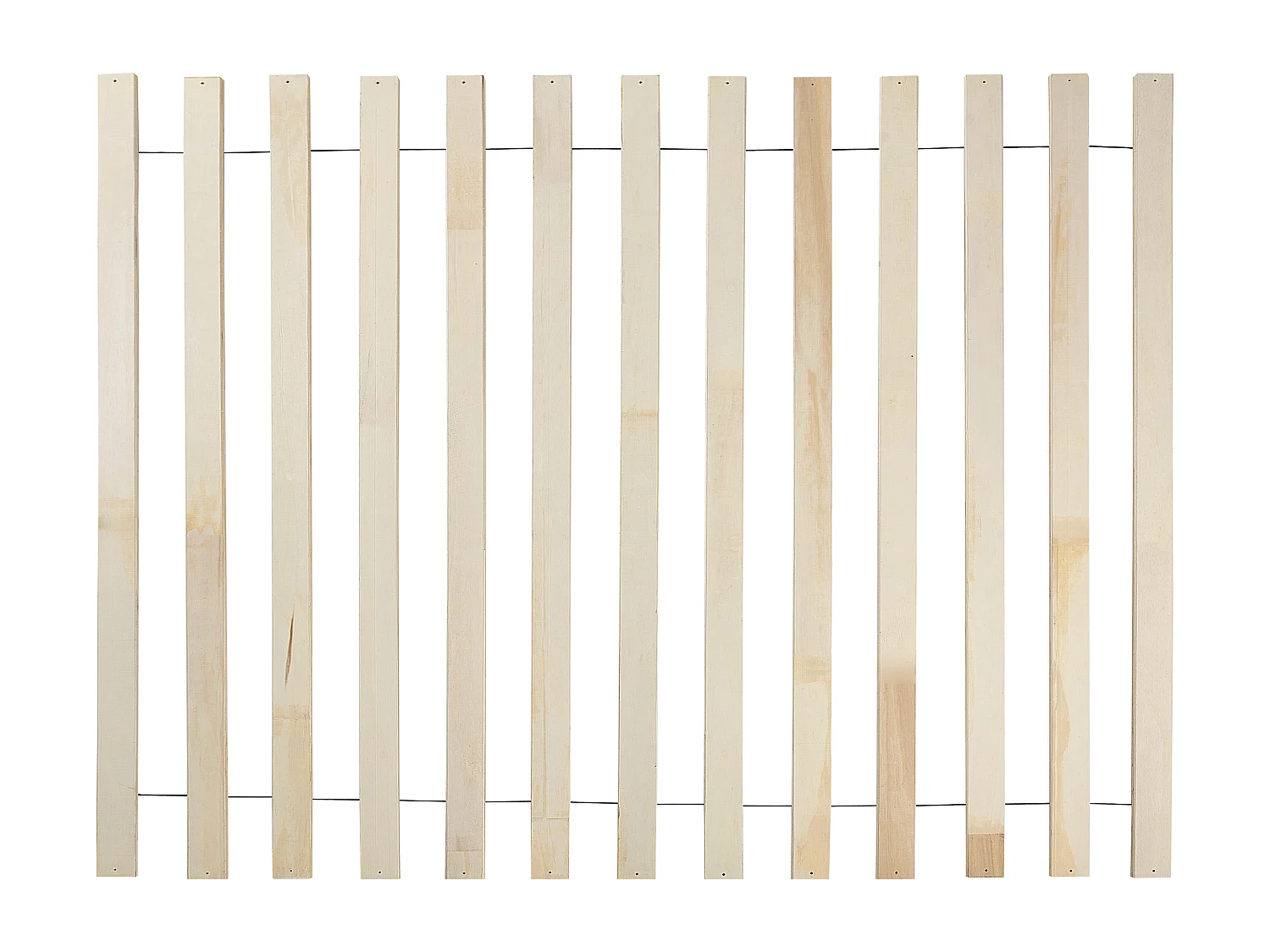 Bett mit Lattenrost Rattan VARZY 140 x 200 cm Braun