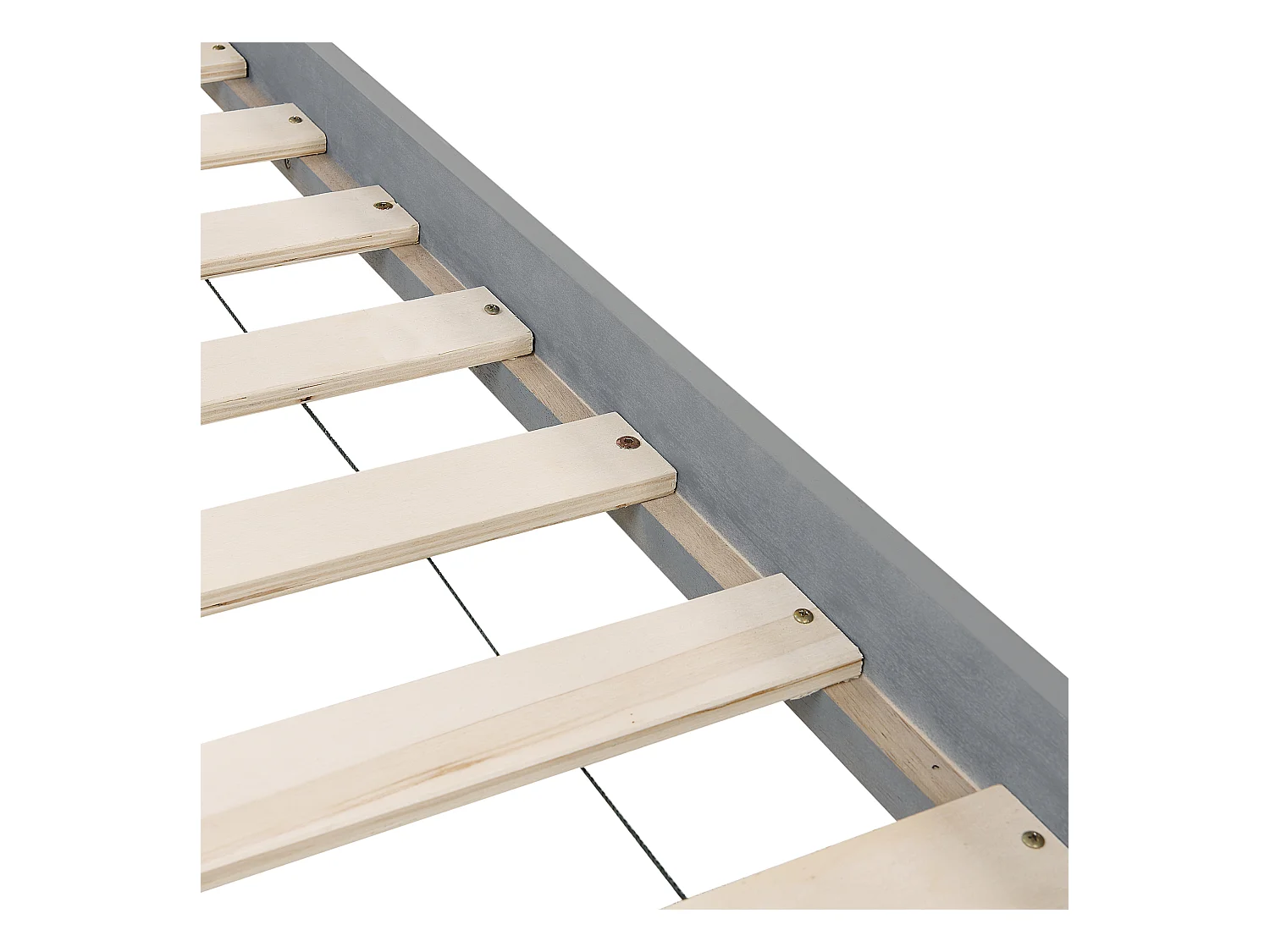 Lit superposé Bois MAULDE 90 x 200 cm Gris