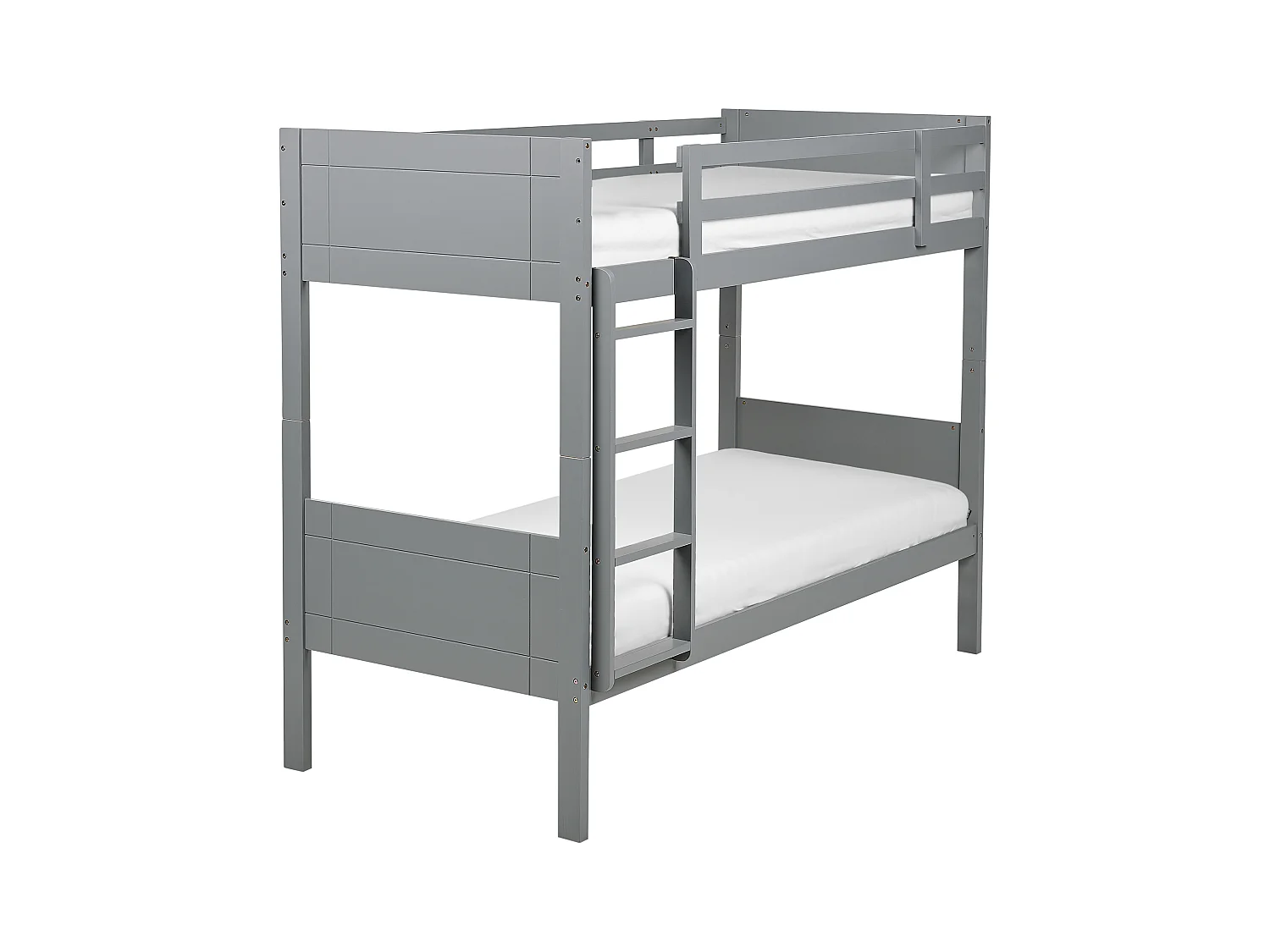 Letto a castello Legno MAULDE 90 x 200 cm Grigio