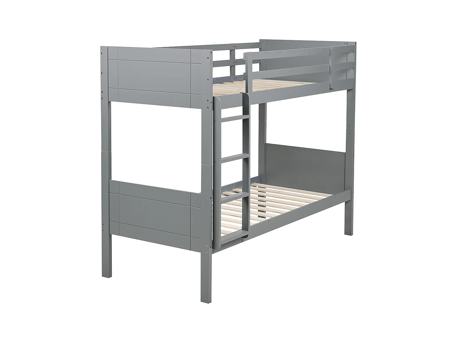 Letto a castello Legno MAULDE 90 x 200 cm Grigio