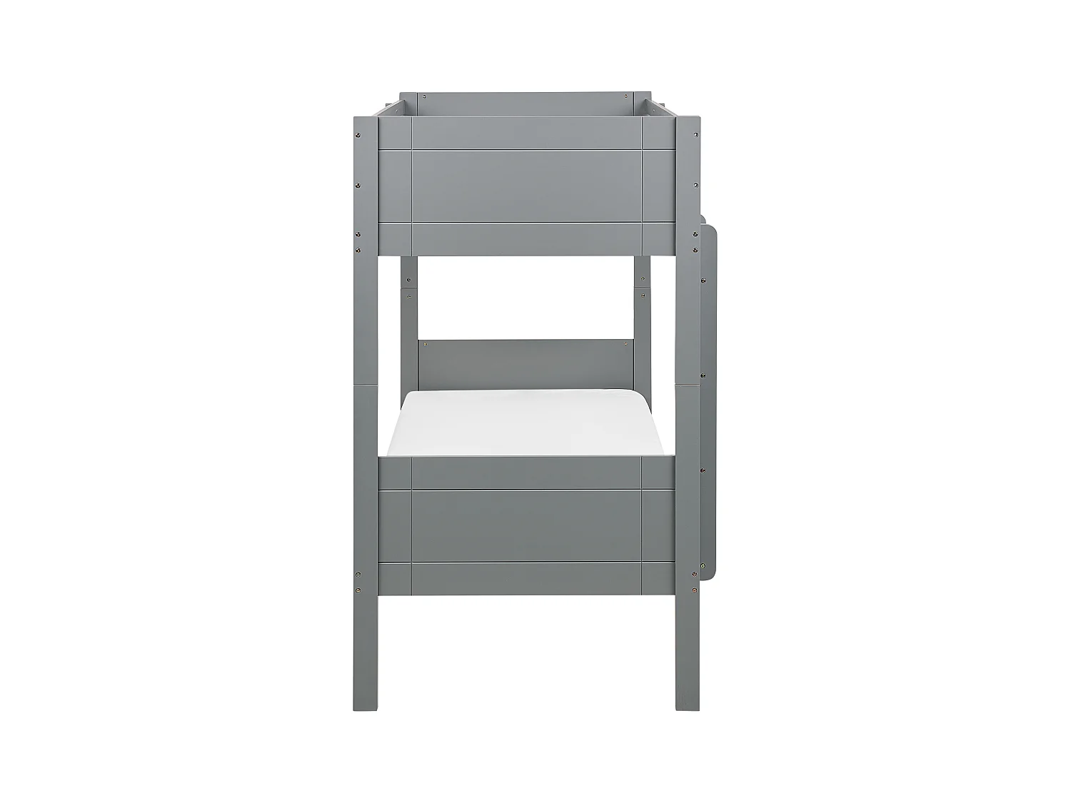 Letto a castello Legno MAULDE 90 x 200 cm Grigio