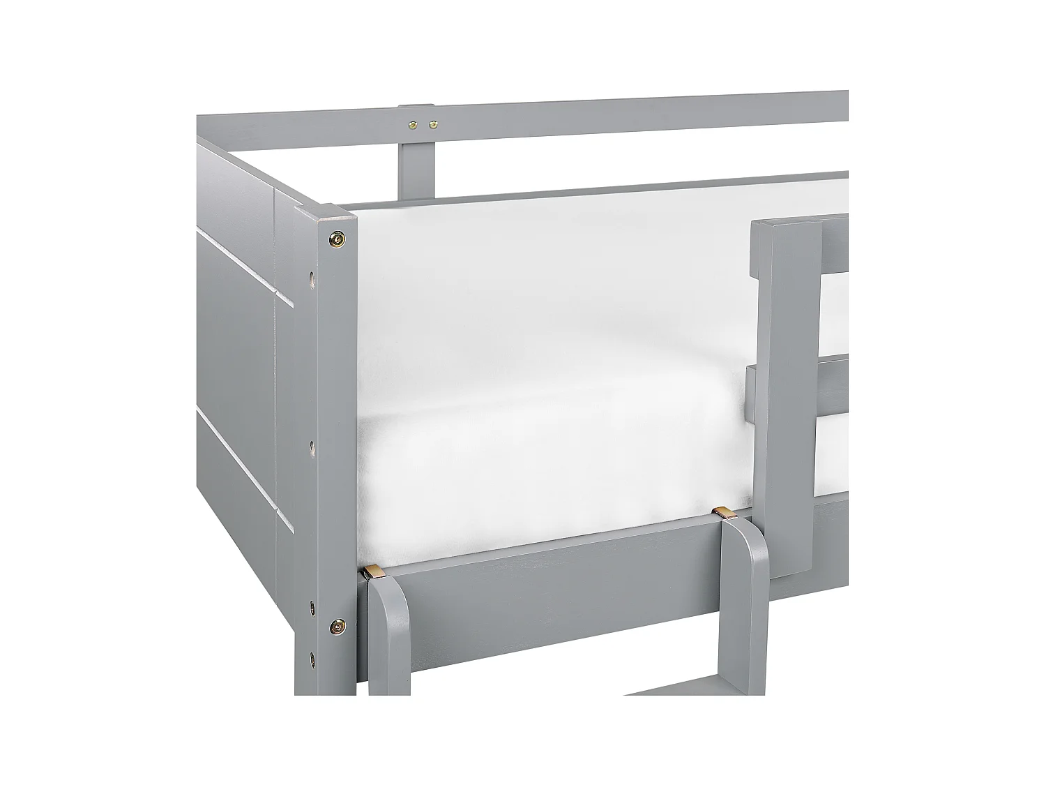 Letto a castello Legno MAULDE 90 x 200 cm Grigio