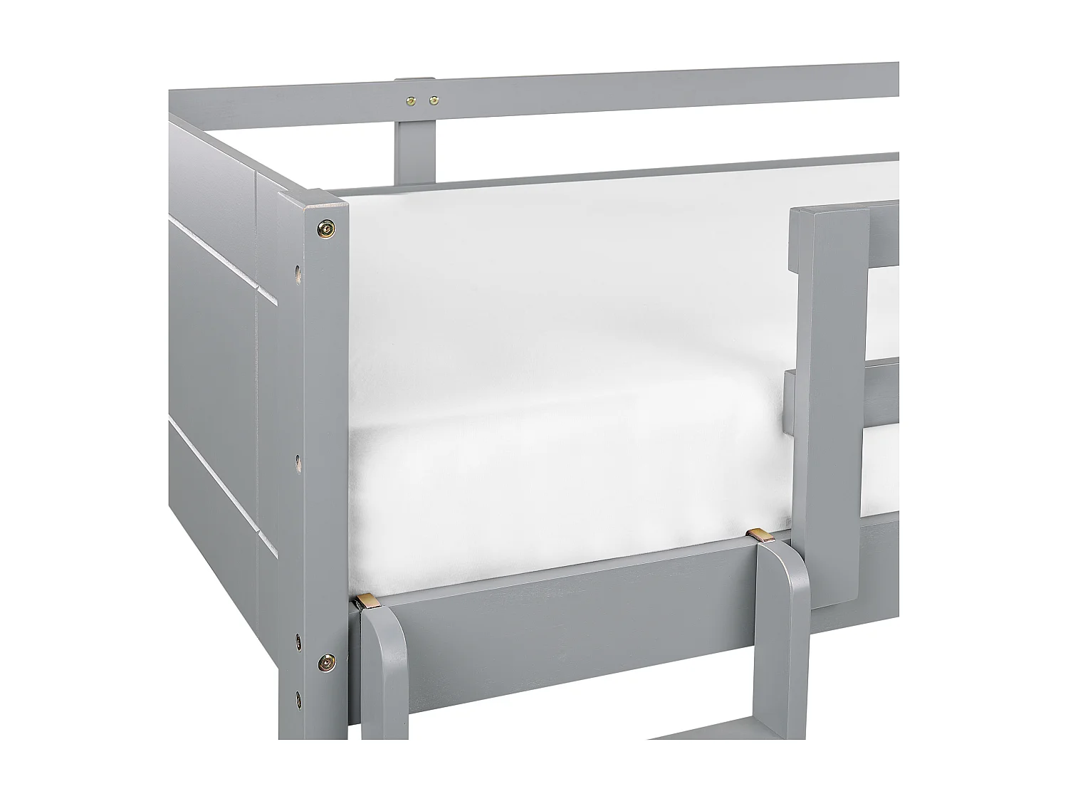 Hoogslaper Hout MAULDE 90 x 200 cm Grijs