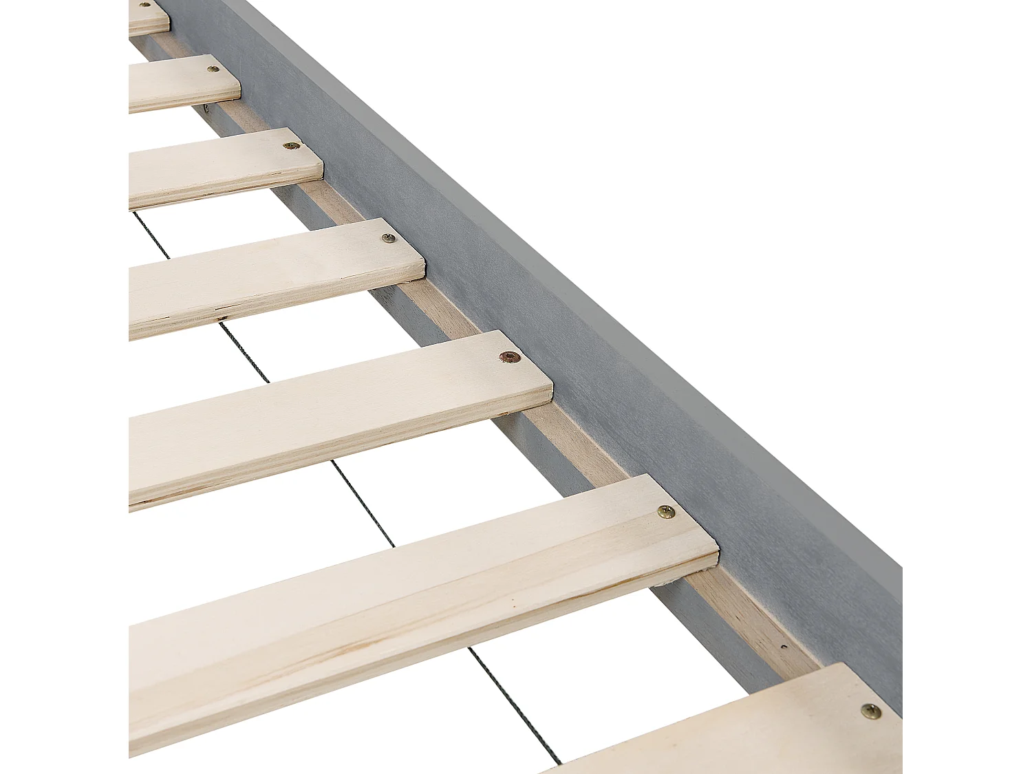 Hoogslaper Hout MAULDE 90 x 200 cm Grijs