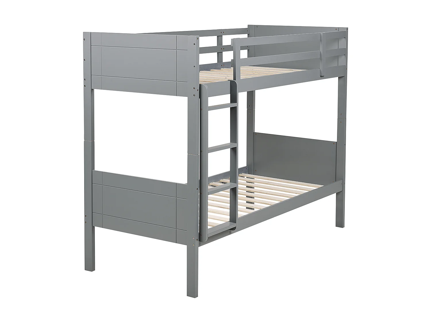 Letto a castello Legno MAULDE 90 x 200 cm Grigio