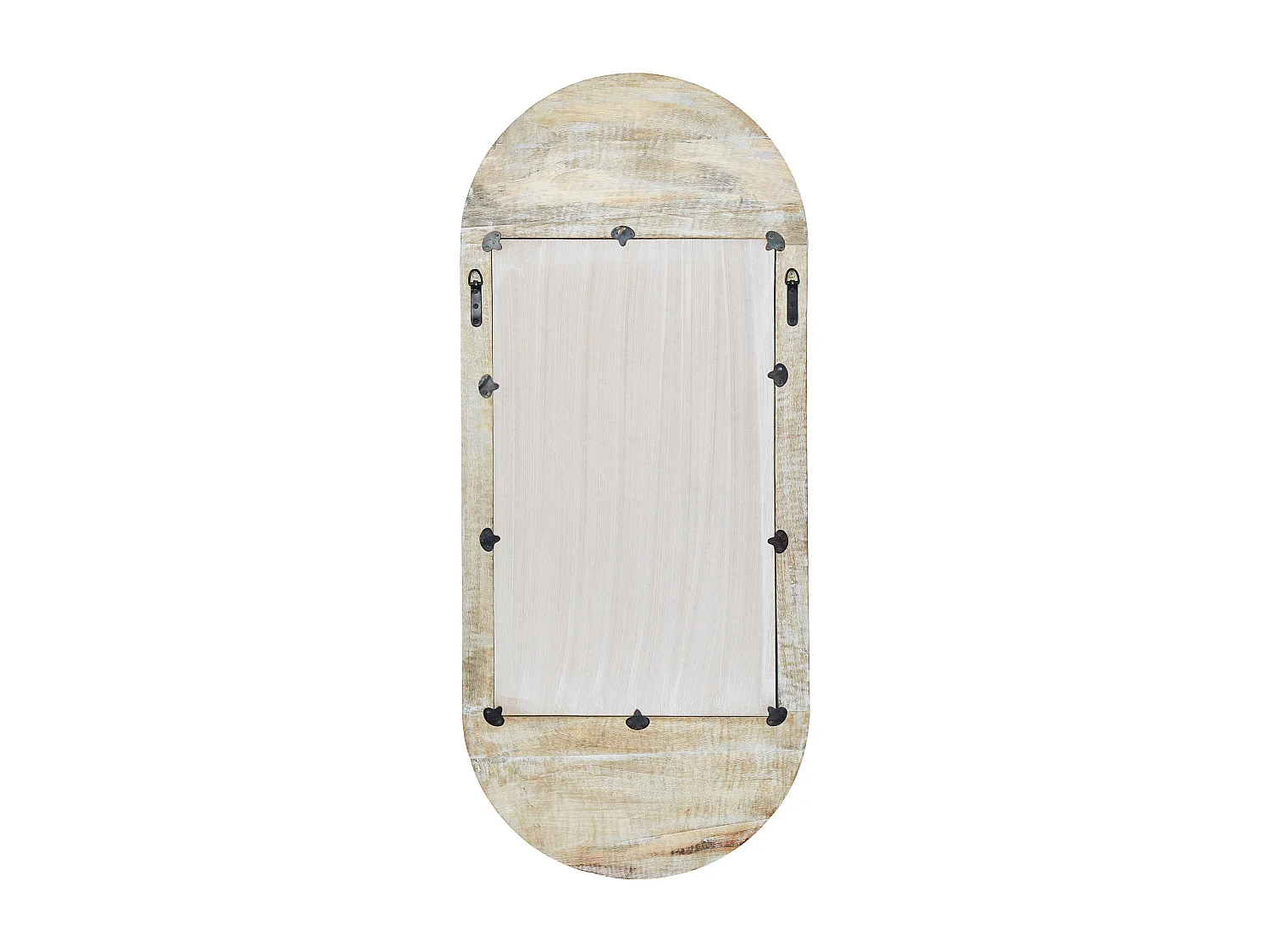 Wandspiegel BRIANT 56 cm 130 cm Holz Weiss