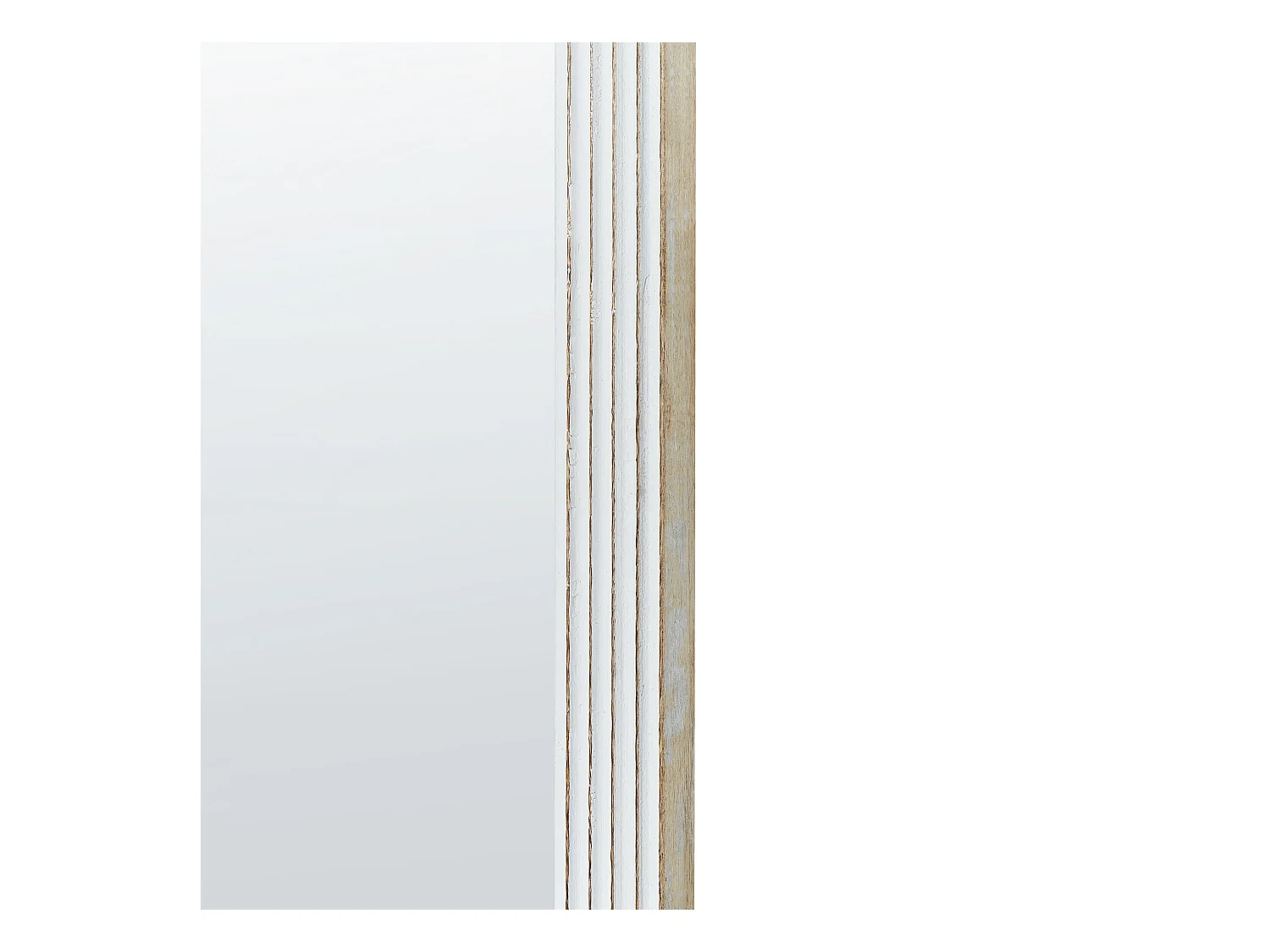 Wandspiegel BRIANT 56 cm 130 cm Hout Wit