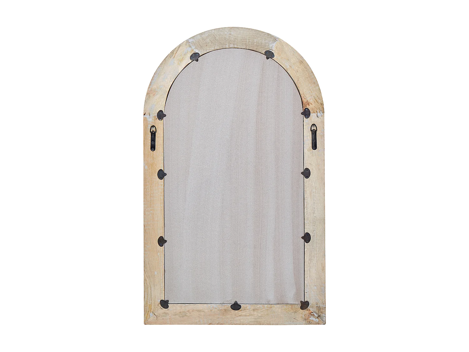 Miroir CHANDON 65 cm 107 cm Bois de manguier Blanc