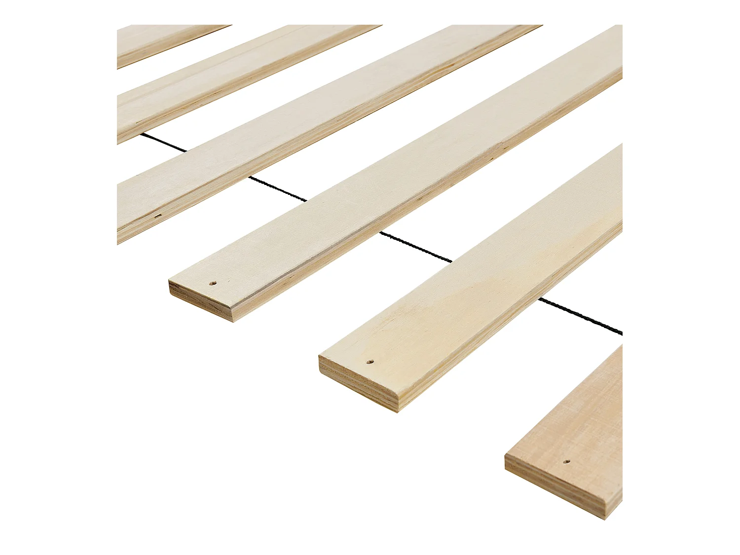 Bed met LED-verlichting Rotan VARZY 140 x 200 cm Bruin