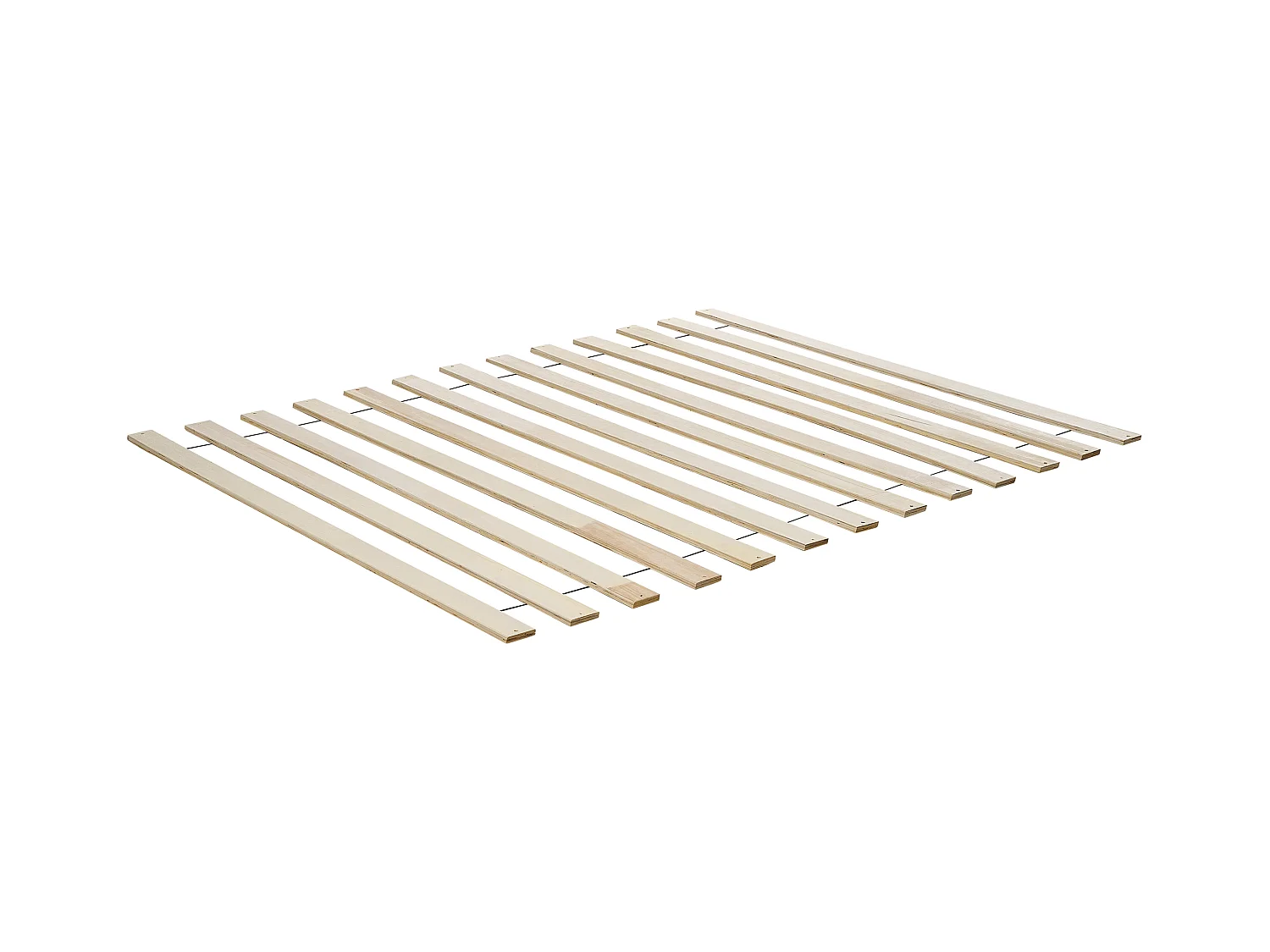 Lit avec LED Rotin VARZY 140 x 200 cm Marron