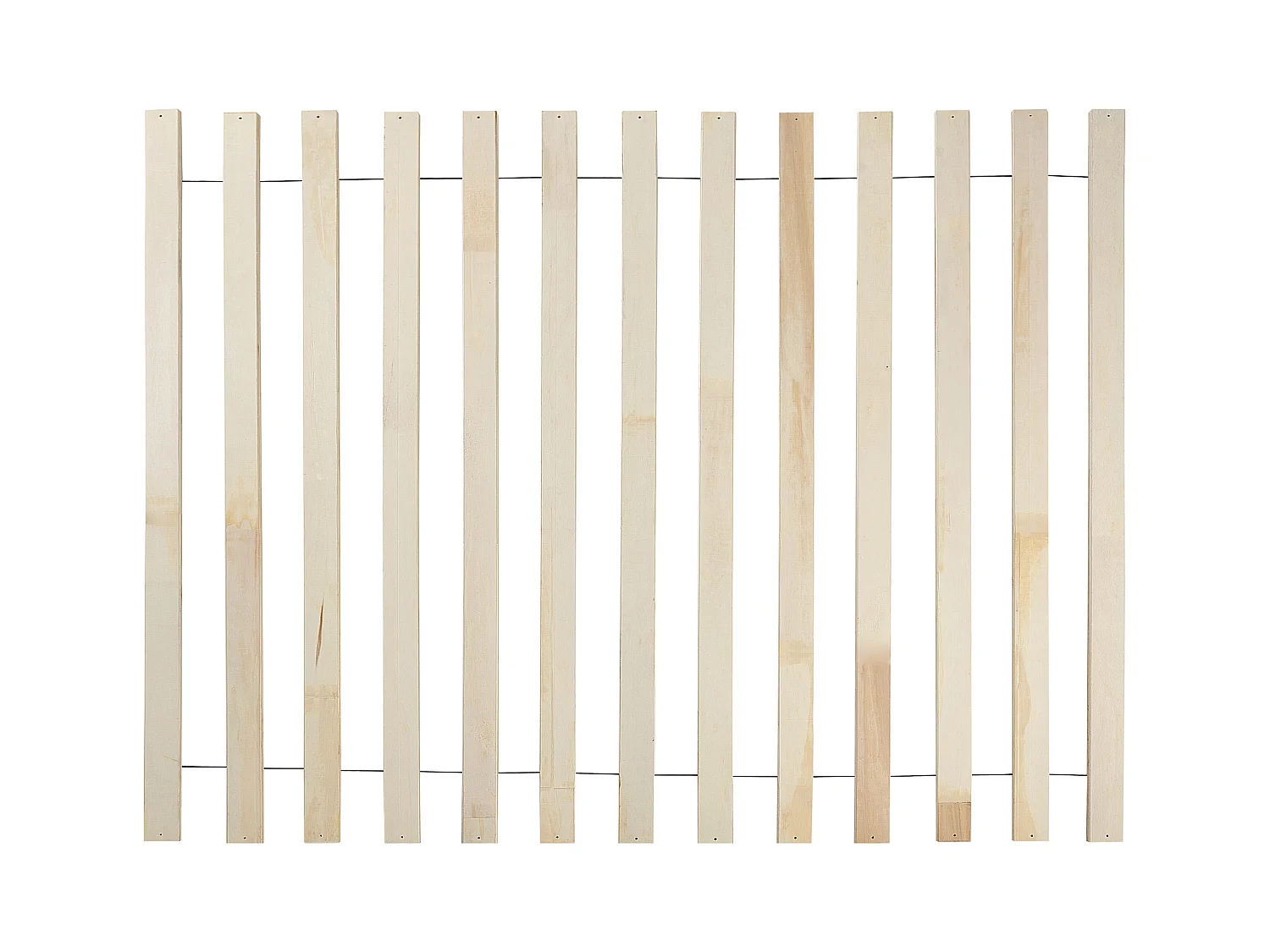 Lit avec LED Rotin VARZY 140 x 200 cm Marron