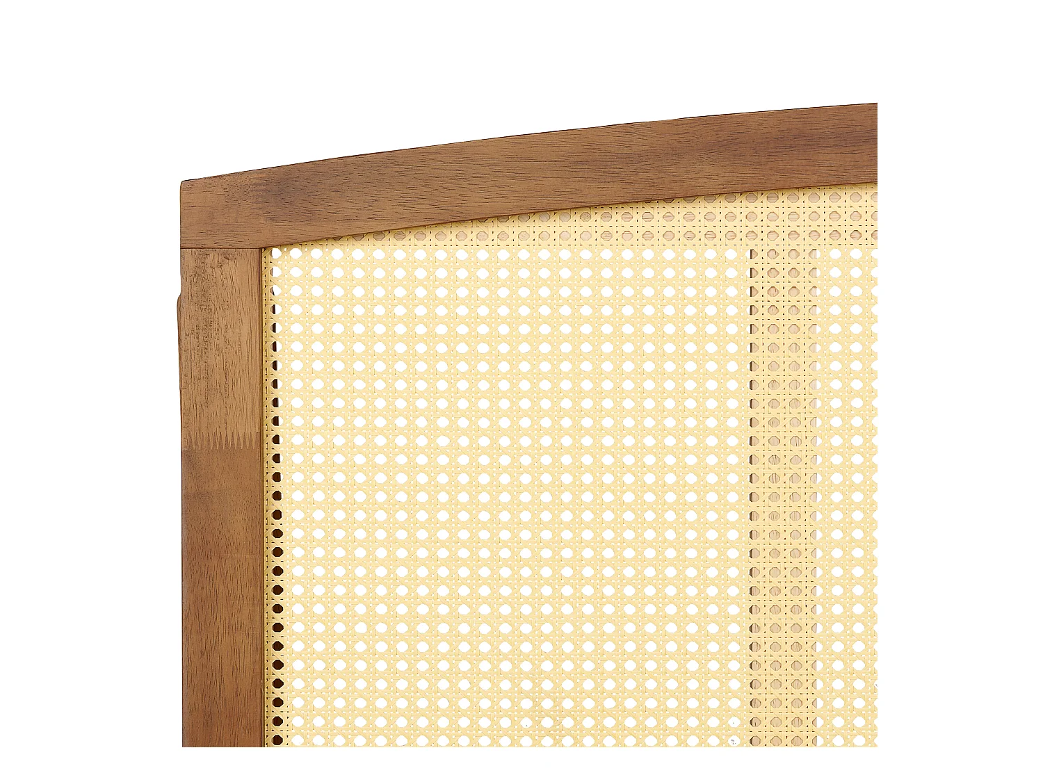 Lit avec LED Rotin VARZY 180 x 200 cm Marron