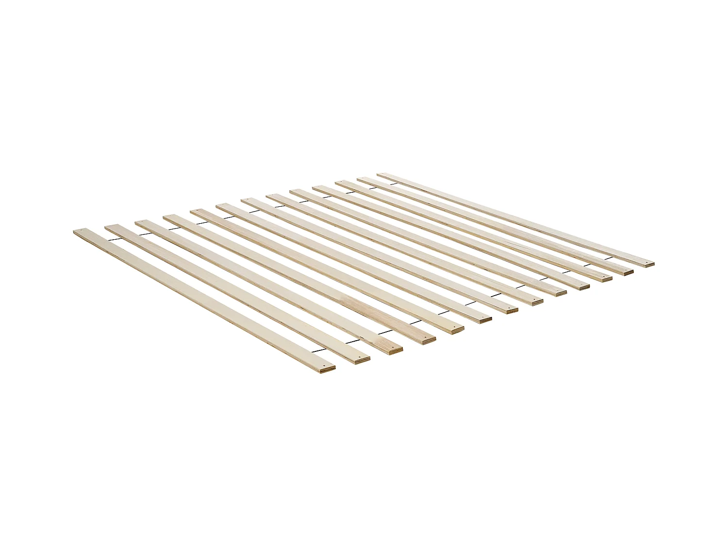 Lit avec LED Rotin VARZY 180 x 200 cm Marron