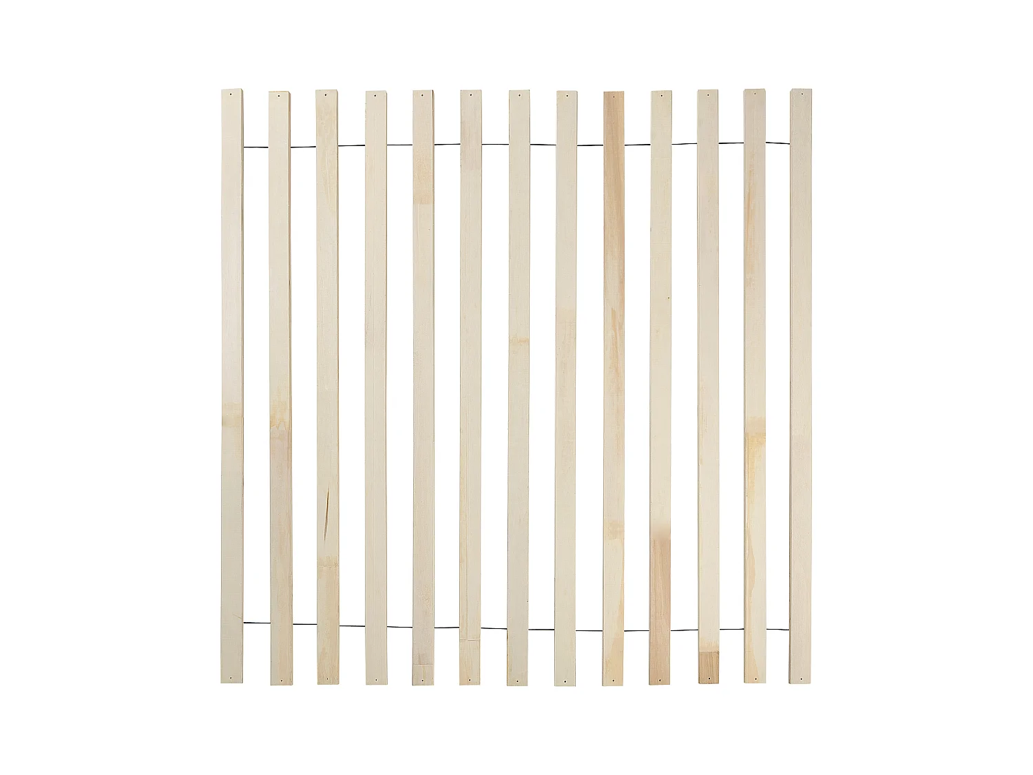 Lit avec LED Rotin VARZY 180 x 200 cm Marron