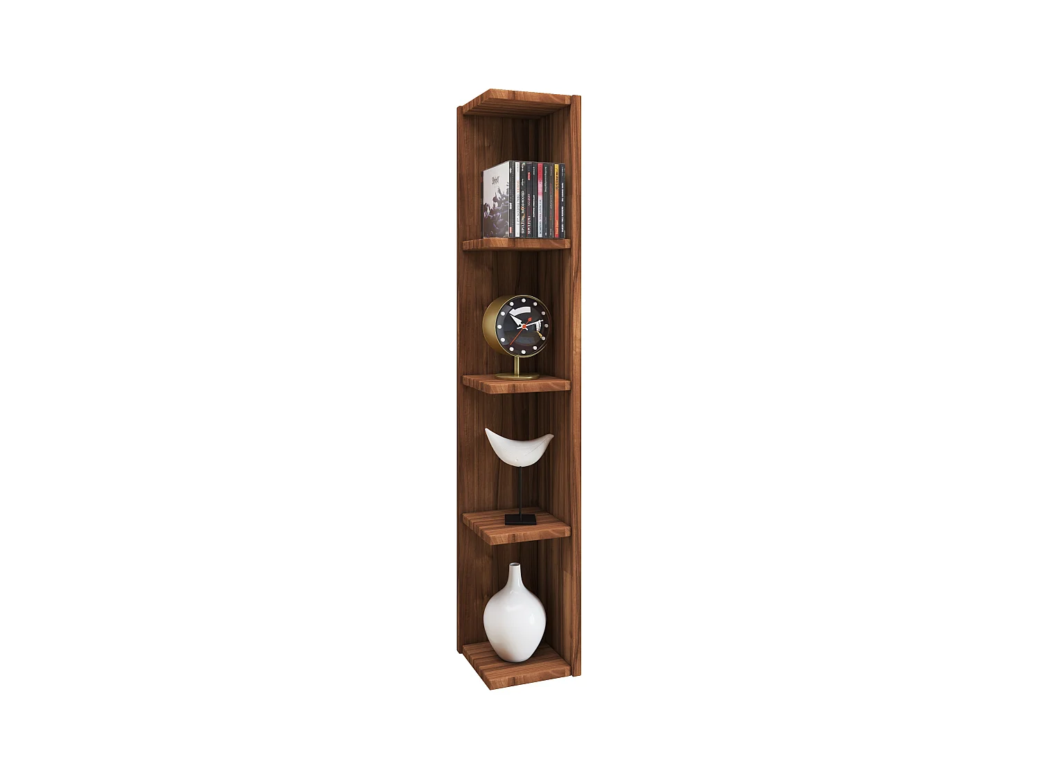 Holz Stand Regal Aufbewahrung Deko Eckregal Honsa