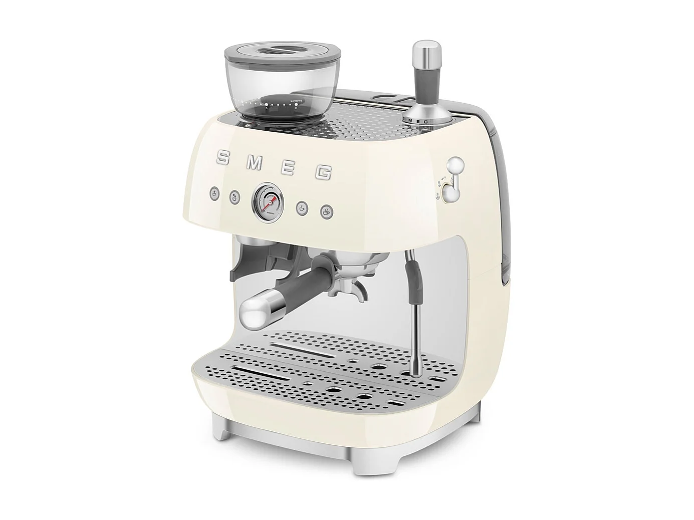 Machine à café combinée Expresso Années 50 crème