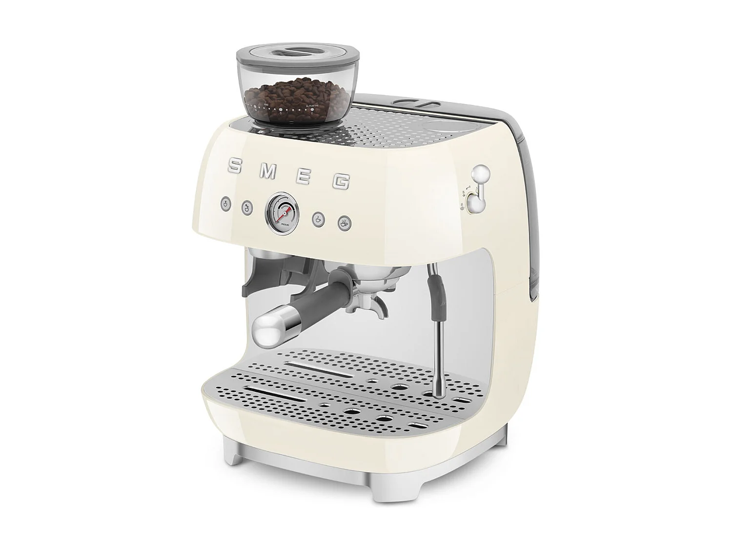 Machine à café combinée Expresso Années 50 crème