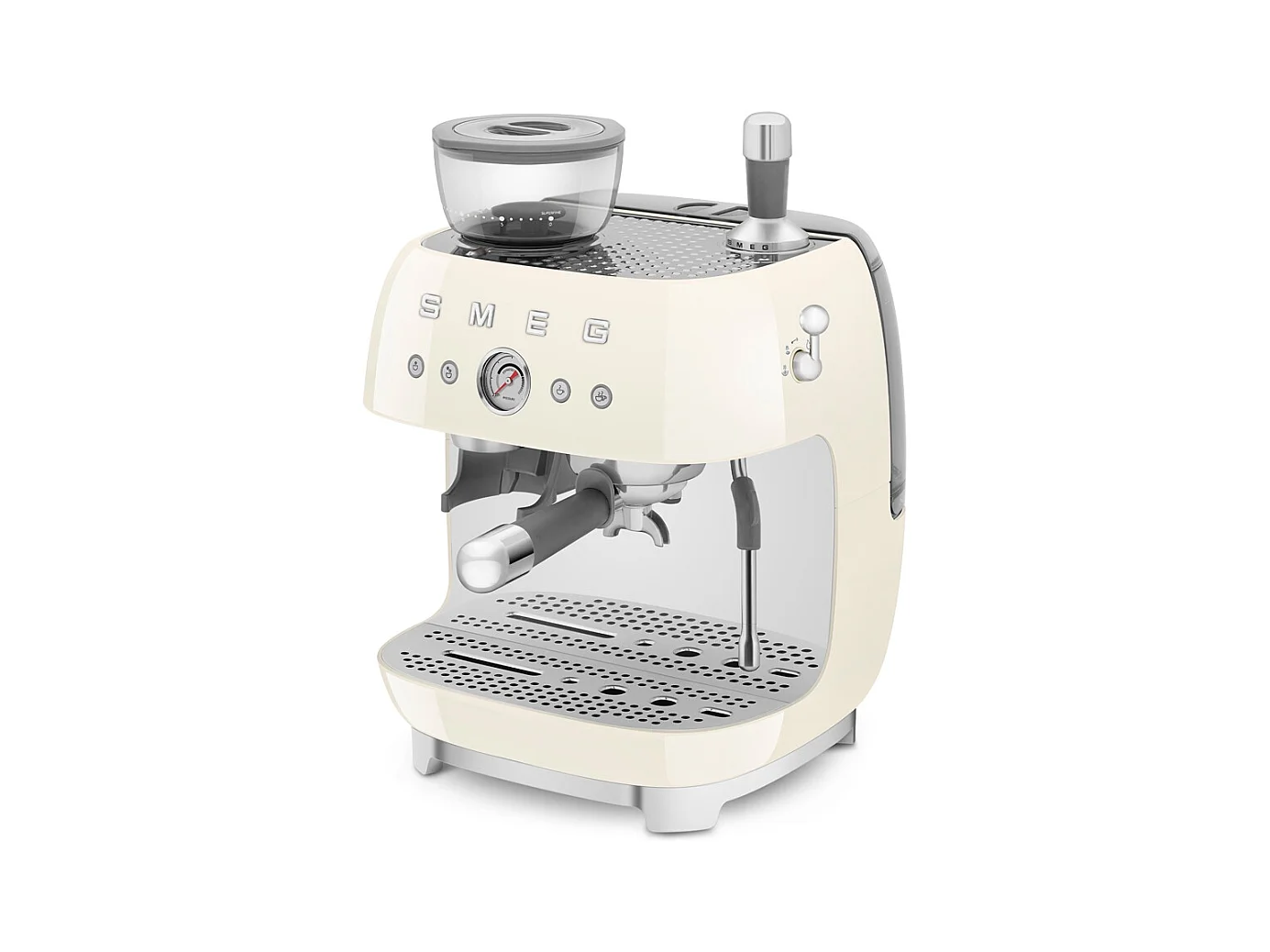 Machine à café combinée Expresso Années 50 crème