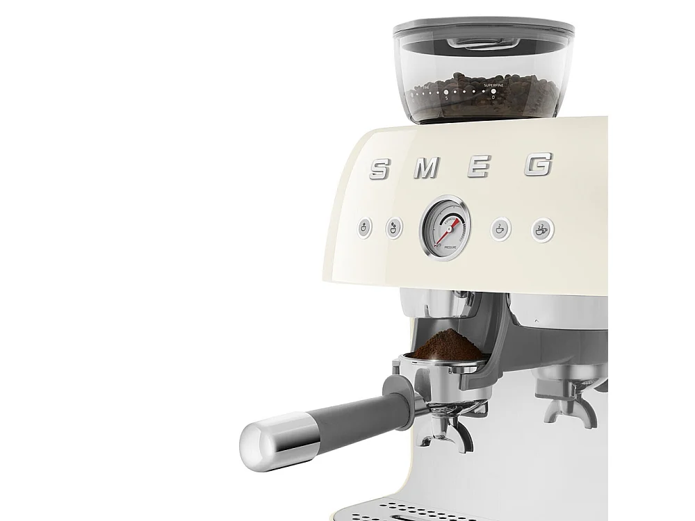 Machine à café combinée Expresso Années 50 crème