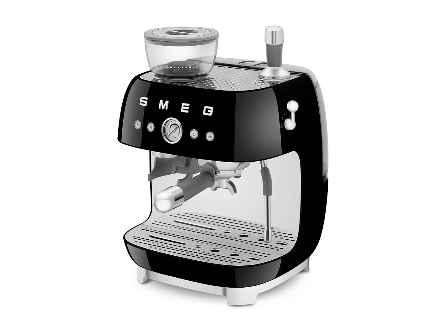 Machine à café combinée Expresso Années 50 noir