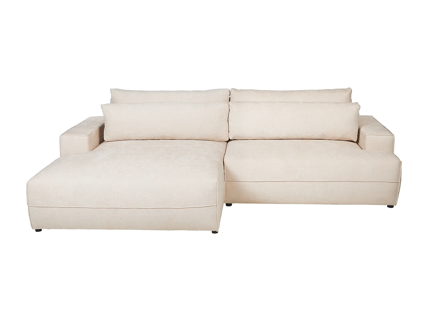 Venstre hjørnehmidspys vengetersestio en testurert beige BREGLIO