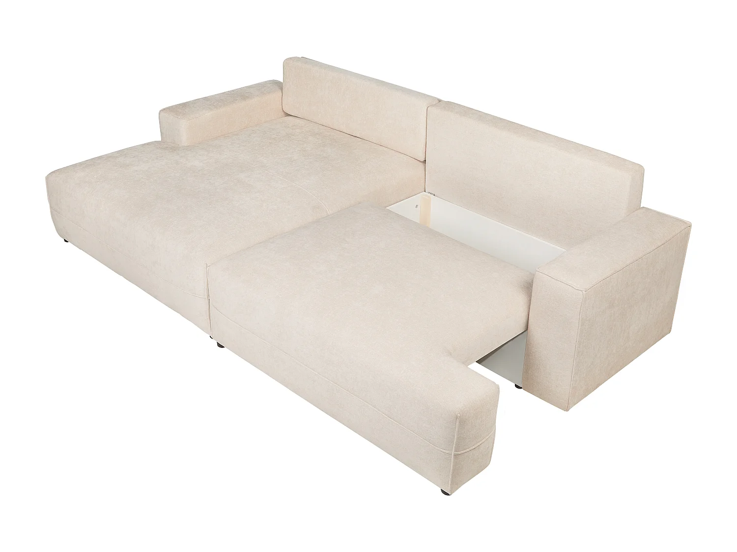 Venstre hjørnehmidspys vengetersestio en testurert beige BREGLIO