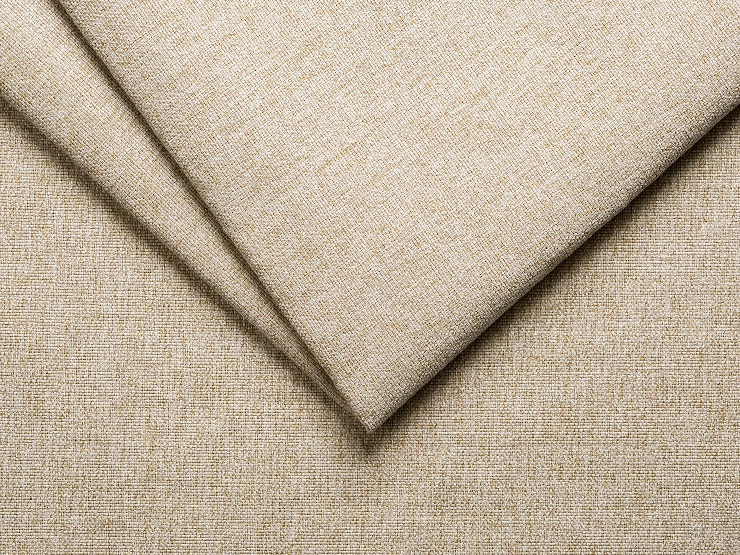 Canapé d'angle convertible et réversible en tissu beige NESSARO