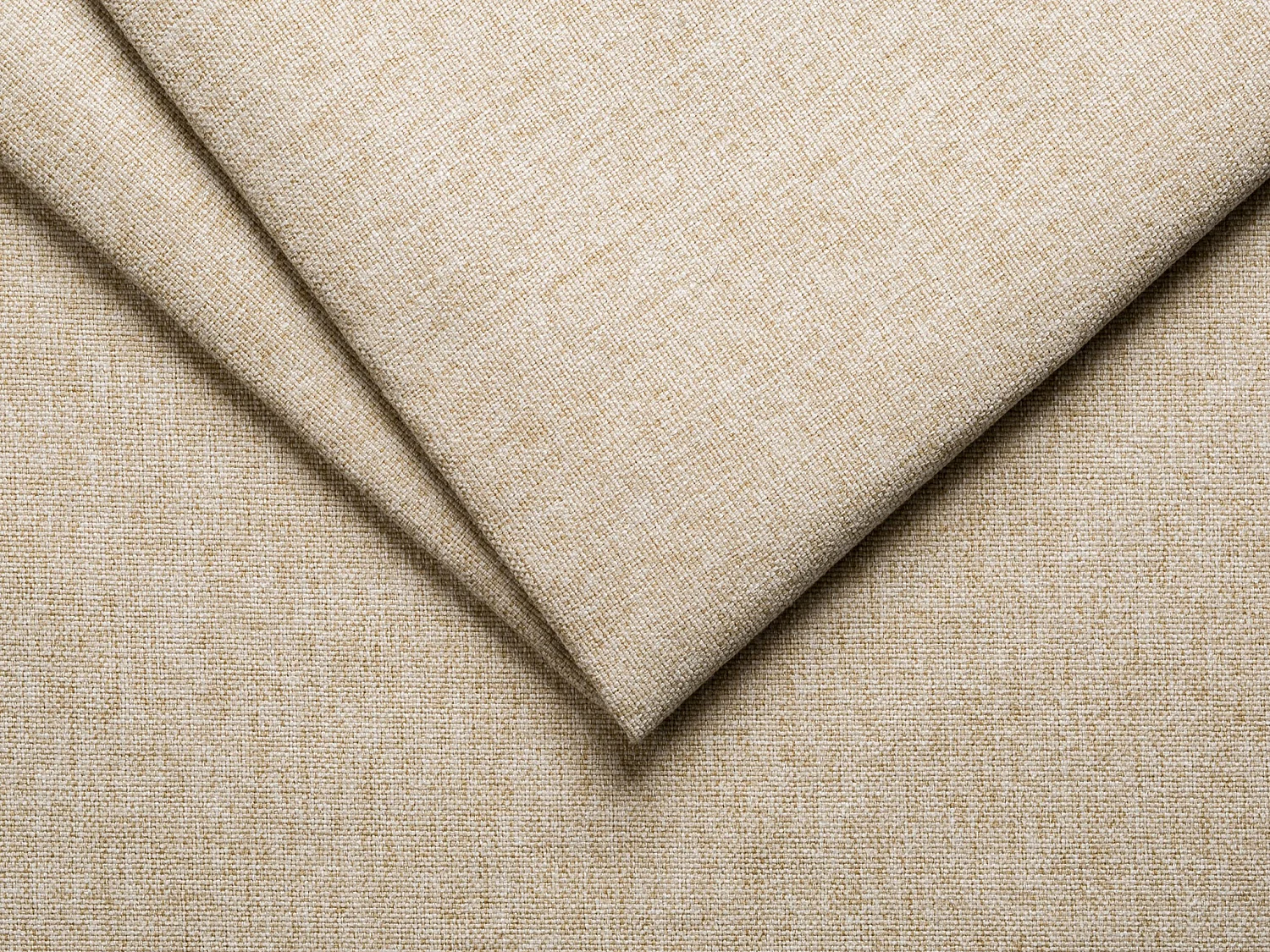 Canapé 3 places convertible en tissu beige NESSARO