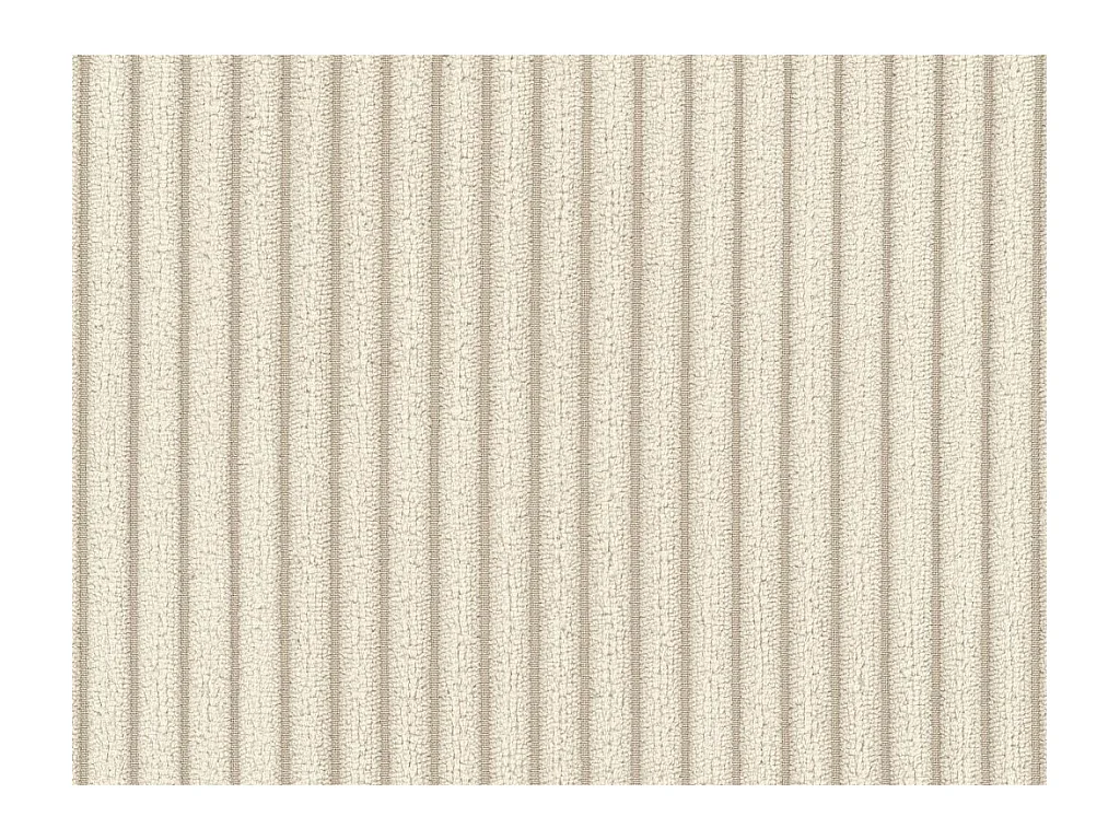 Wohnlandschaft mit Schlaffunktion - Cord - Beige - NESSARO