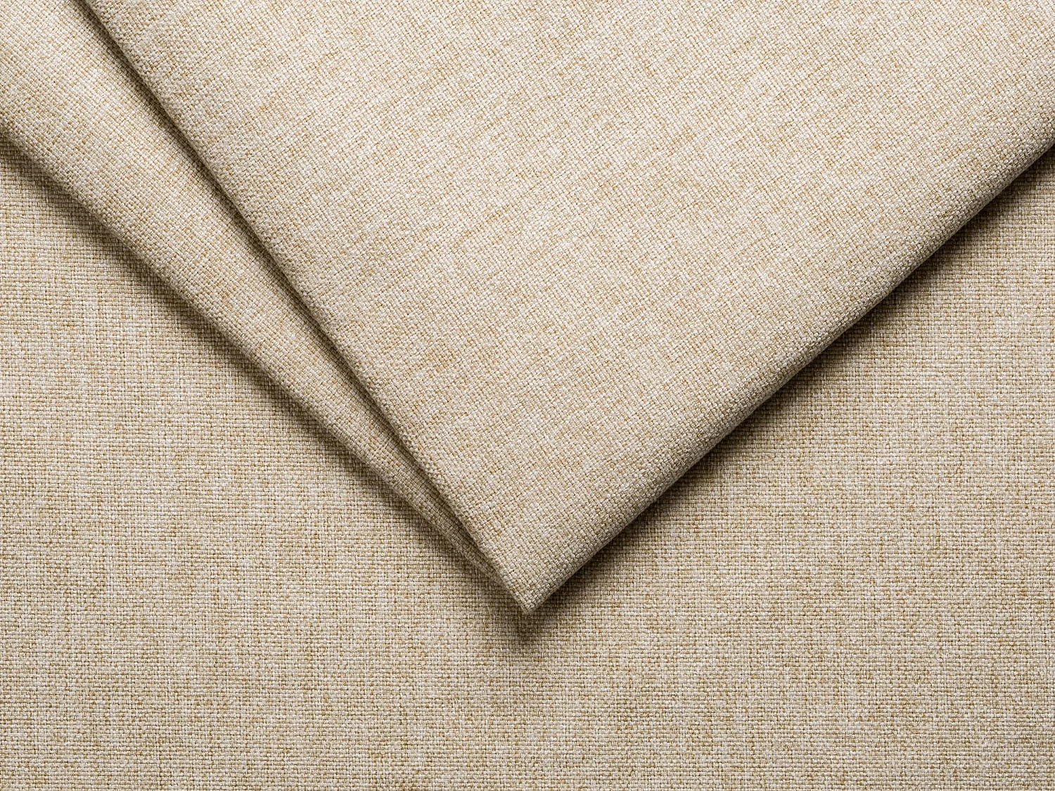 Sofá rinconera y reversible de tela beige MELTANA