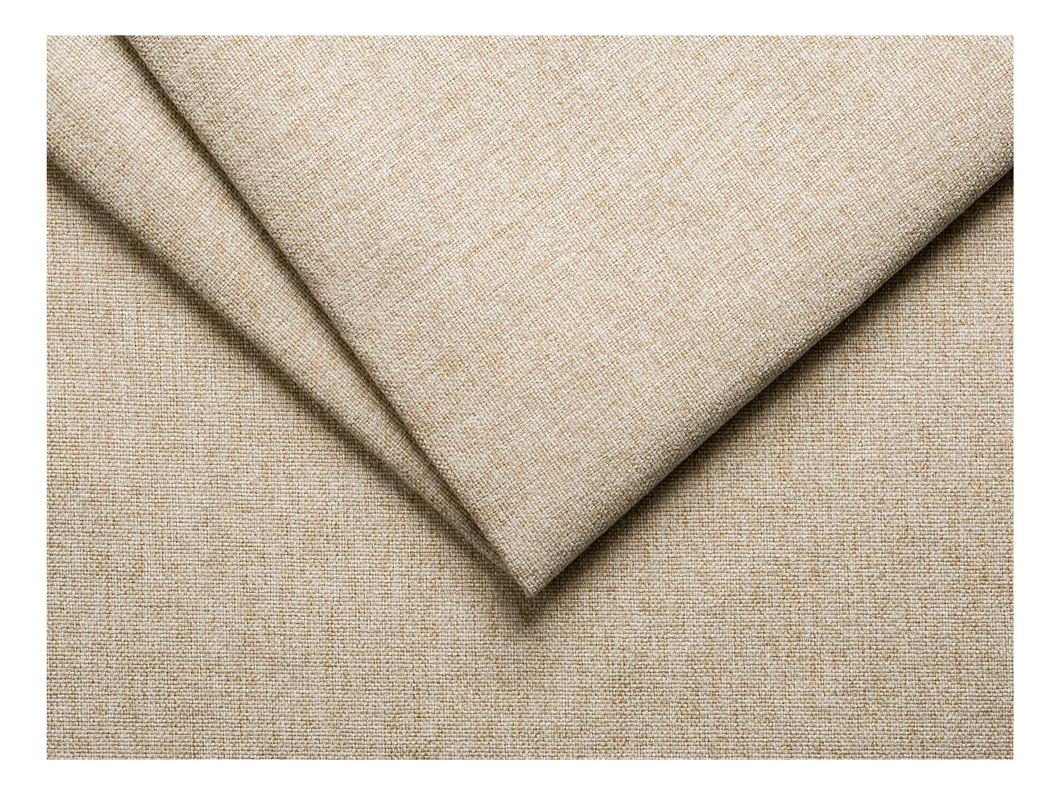 Ecksofa mit Schlaffunktion - Ecke wechselbar - Stoff - Beige - MELTANA