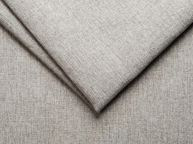 Canapé d'angle convertible et réversible en tissu gris clair MELTANA