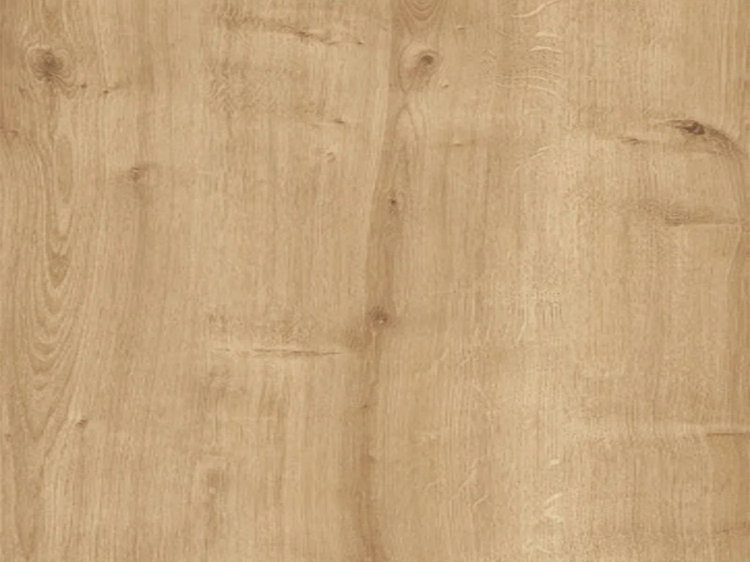 Meuble TV avec 2 portes et 2 niches - Blanc et Naturel - CORENIA