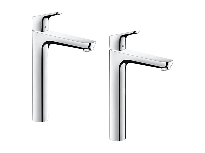 Lot de 2 mitigeur de lavabo HANSGROHE Focus H230 avec tirette chromé