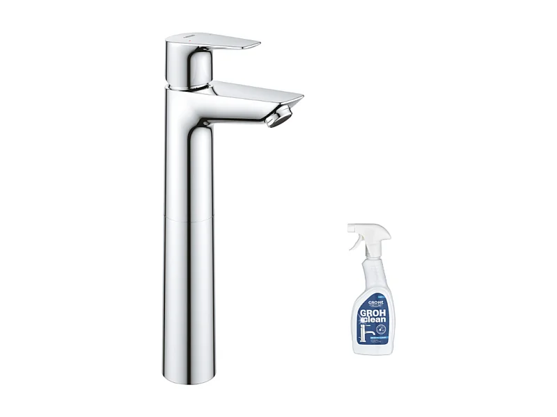 Mitigeur vasque GROHE Quickfix StartEdge avec bonde taille XL + nettoyant GrohClean