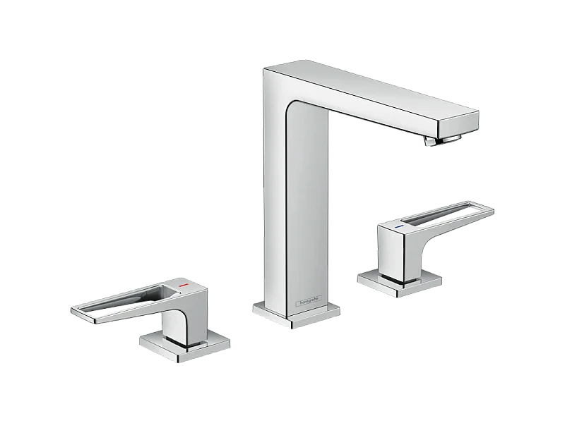 Mélangeur lavabo HANSGROHE 160 3 trous poignée étrier chrome