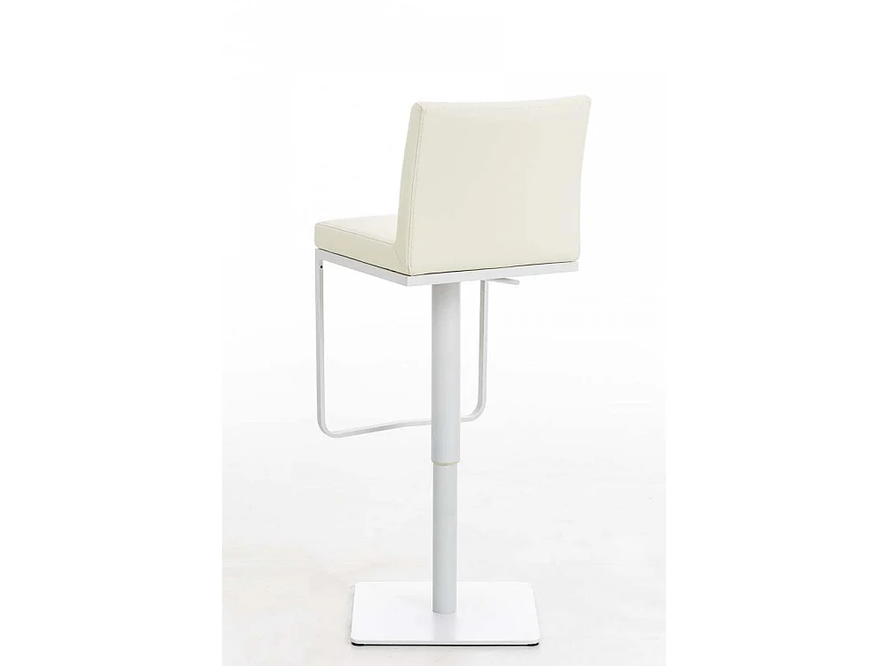 Lot de 2  Tabouret de bar - Similicuir & Blanc - Crème - Panama