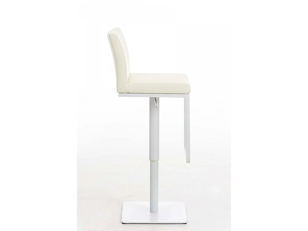 Lot de 2  Tabouret de bar - Similicuir & Blanc - Crème - Panama