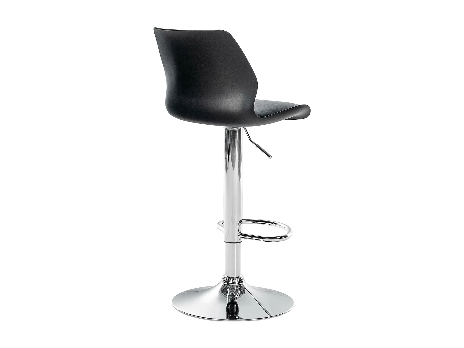 Tabouret de bar - Plastique - Noir - Gilbert