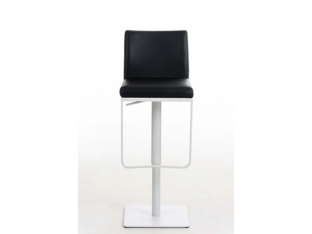 Tabouret de bar - Similicuir & Blanc - Noir - Panama