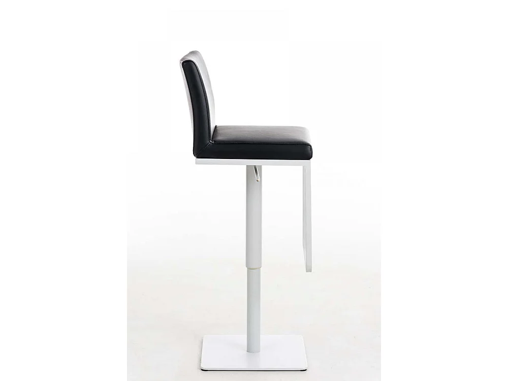 Tabouret de bar - Similicuir & Blanc - Noir - Panama