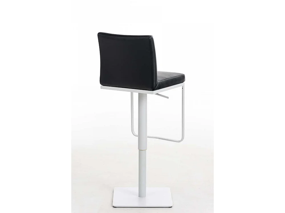 Tabouret de bar - Similicuir & Blanc - Noir - Panama