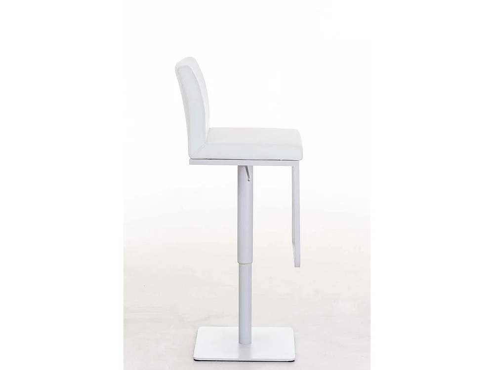Lot de 2  Tabouret de bar - Similicuir & Blanc - Blanc - Panama