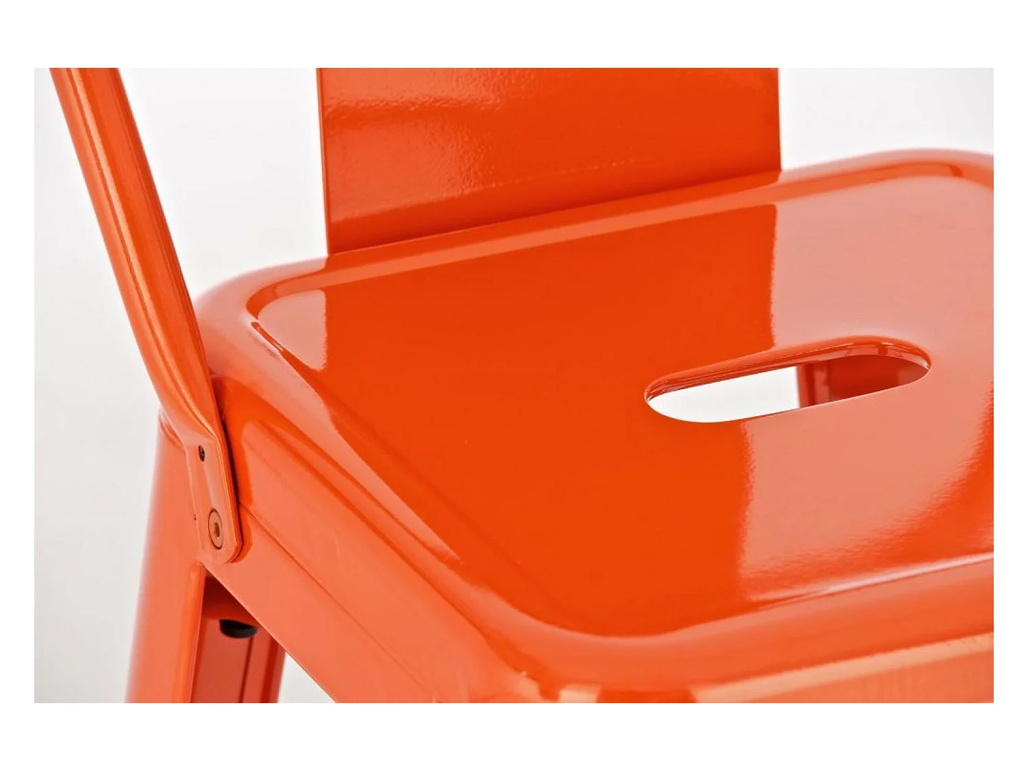 2er Set Barhocker - Metall & Metall - orange - Mason